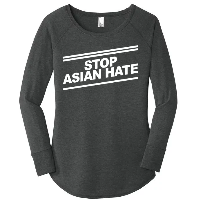 Stop Asian Hate Movement Women's Perfect Tri Tunic Long Sleeve Shirt