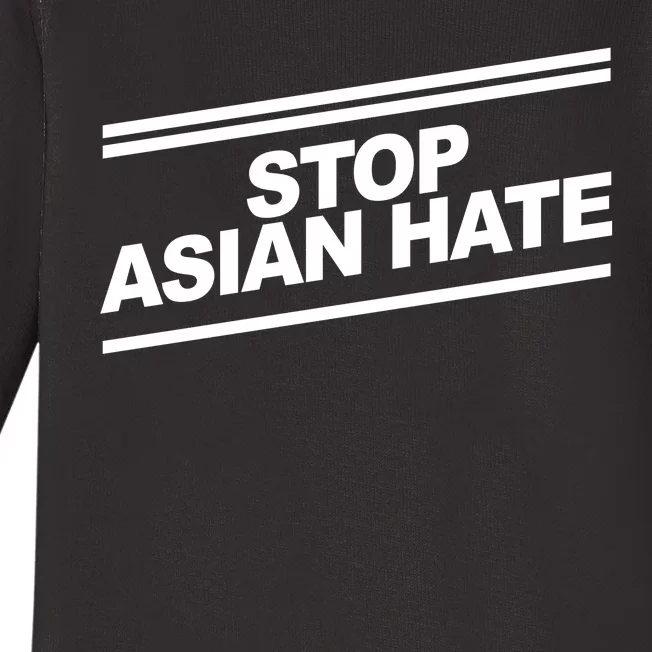 Stop Asian Hate Movement Baby Long Sleeve Bodysuit