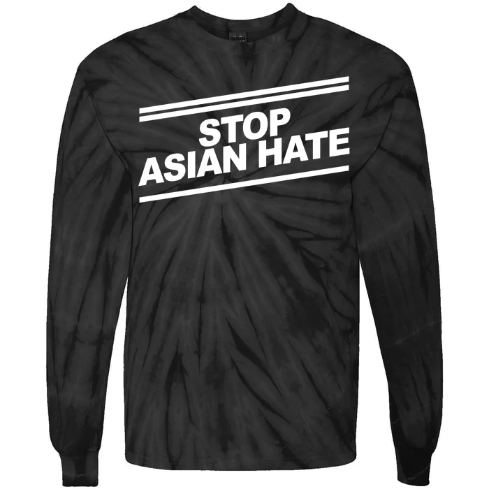 Stop Asian Hate Movement Tie-Dye Long Sleeve Shirt