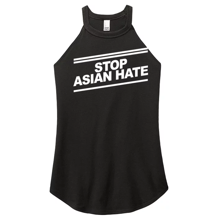 Stop Asian Hate Movement Women’s Perfect Tri Rocker Tank