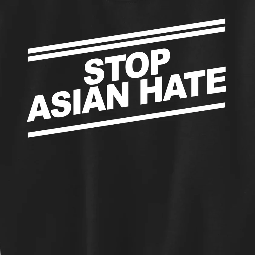 Stop Asian Hate Movement Kids Sweatshirt