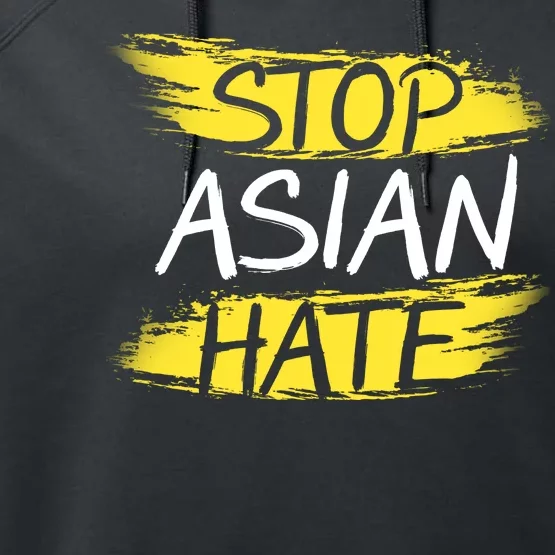 Stop Asian Hate Protest Support Performance Fleece Hoodie