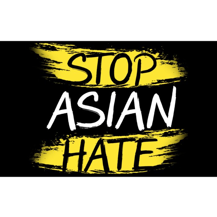 Stop Asian Hate Protest Support Bumper Sticker