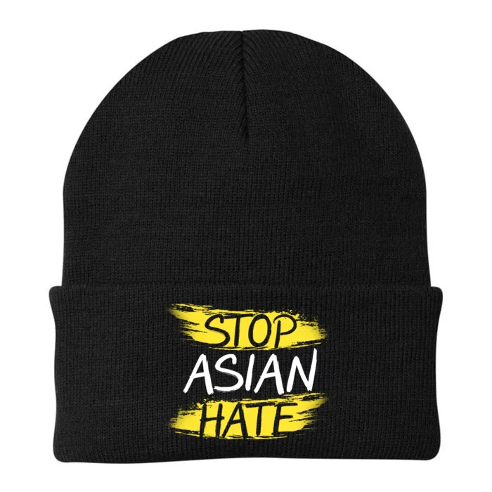 Stop Asian Hate Protest Support Knit Cap Winter Beanie