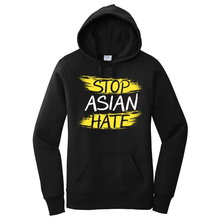 Stop Asian Hate Protest Support Women's Pullover Hoodie