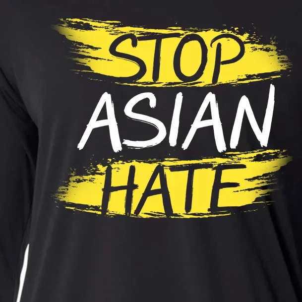 Stop Asian Hate Protest Support Cooling Performance Long Sleeve Crew