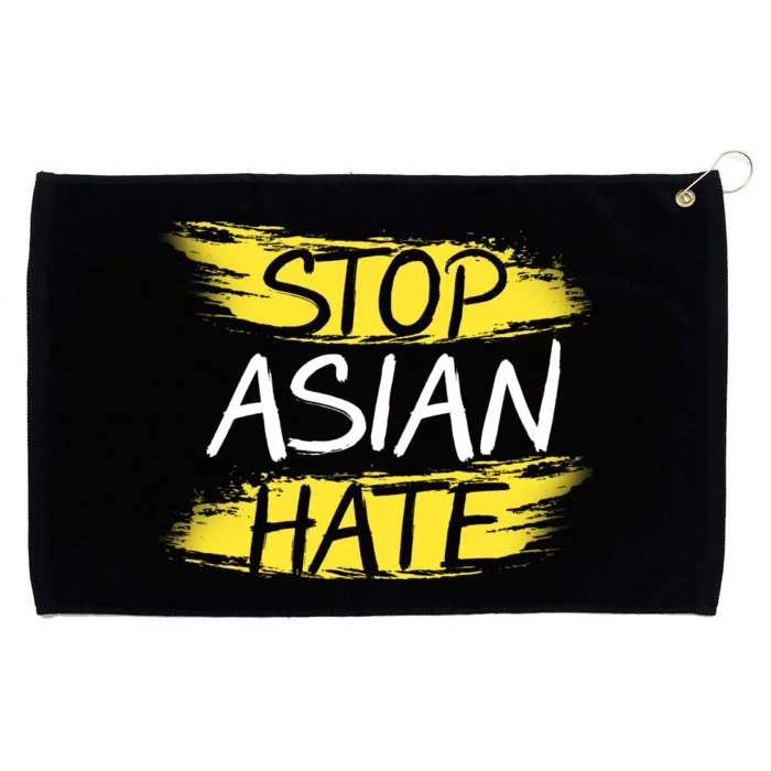 Stop Asian Hate Protest Support Grommeted Golf Towel