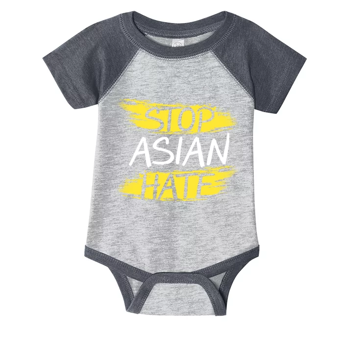 Stop Asian Hate Protest Support Infant Baby Jersey Bodysuit