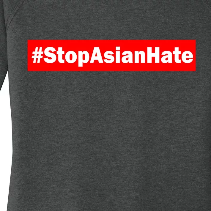 Stop Asian Hate Racism AAPI Women's Perfect Tri Tunic Long Sleeve Shirt