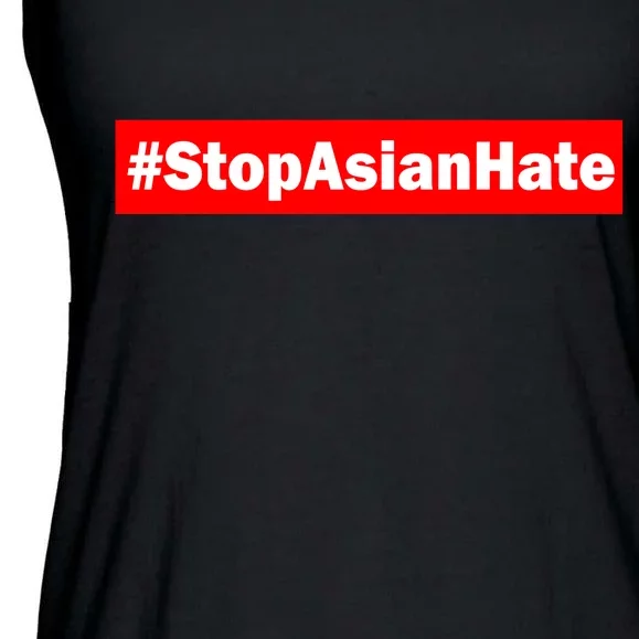 Stop Asian Hate Racism AAPI Ladies Essential Flowy Tank