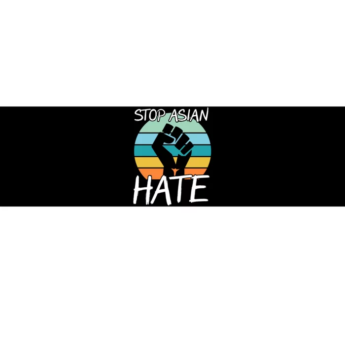 Stop Asian Hate Stand Strong Bumper Sticker