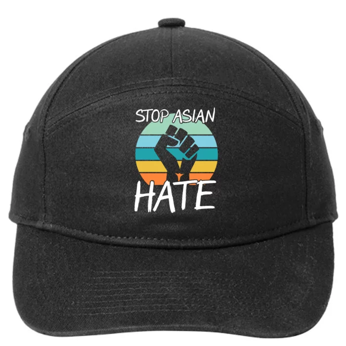 Stop Asian Hate Stand Strong 7-Panel Snapback Hat