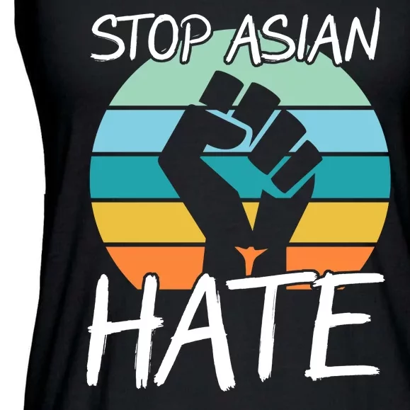 Stop Asian Hate Stand Strong Ladies Essential Flowy Tank