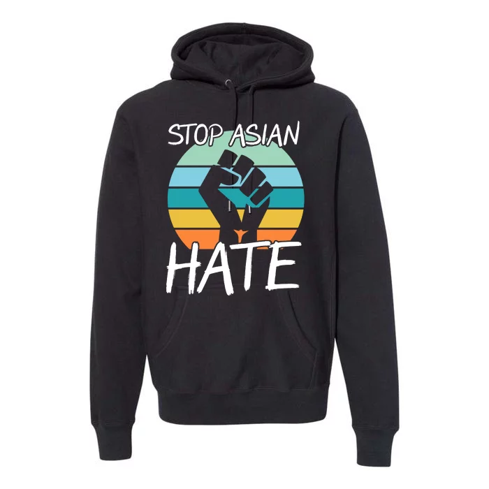 Stop Asian Hate Stand Strong Premium Hoodie