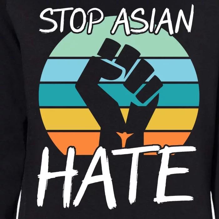 Stop Asian Hate Stand Strong Womens California Wash Sweatshirt