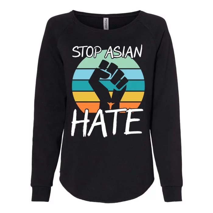 Stop Asian Hate Stand Strong Womens California Wash Sweatshirt