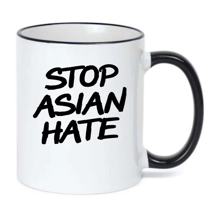 Stop Asian Hate Support Black Color Changing Mug