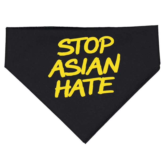 Stop Asian Hate Support USA-Made Doggie Bandana