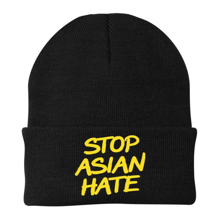 Stop Asian Hate Support Knit Cap Winter Beanie