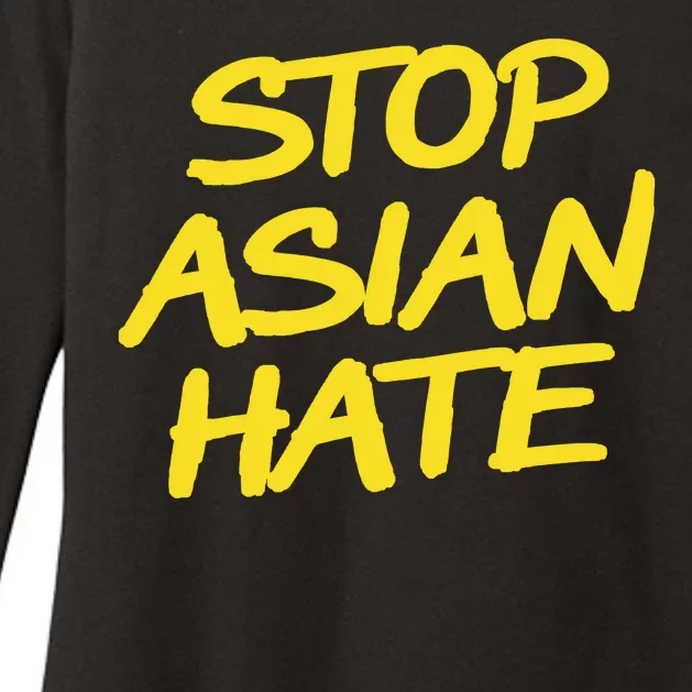 Stop Asian Hate Support Womens CVC Long Sleeve Shirt