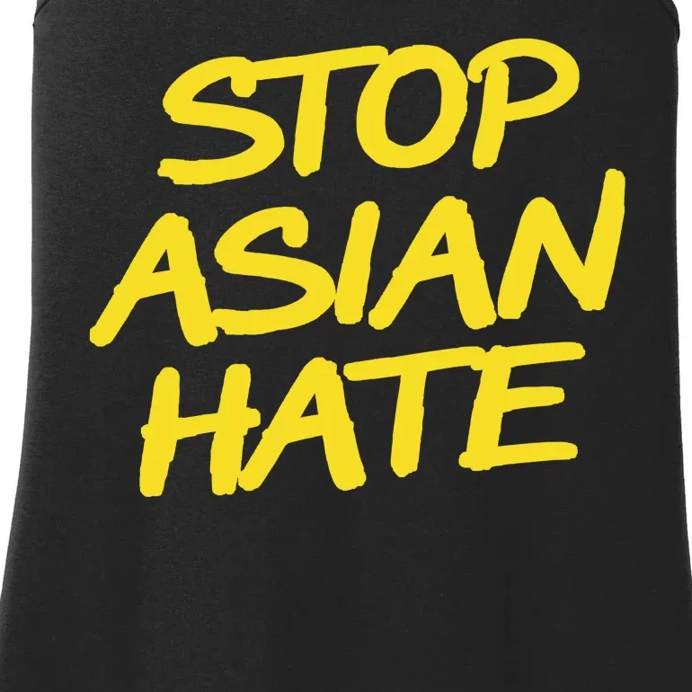 Stop Asian Hate Support Ladies Essential Tank