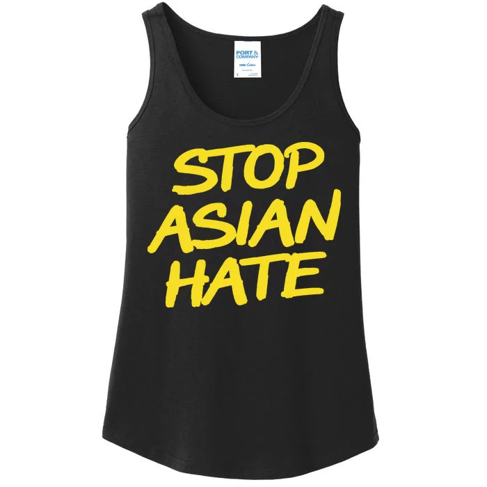 Stop Asian Hate Support Ladies Essential Tank