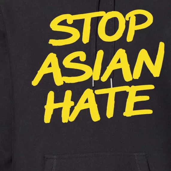 Stop Asian Hate Support Premium Hoodie