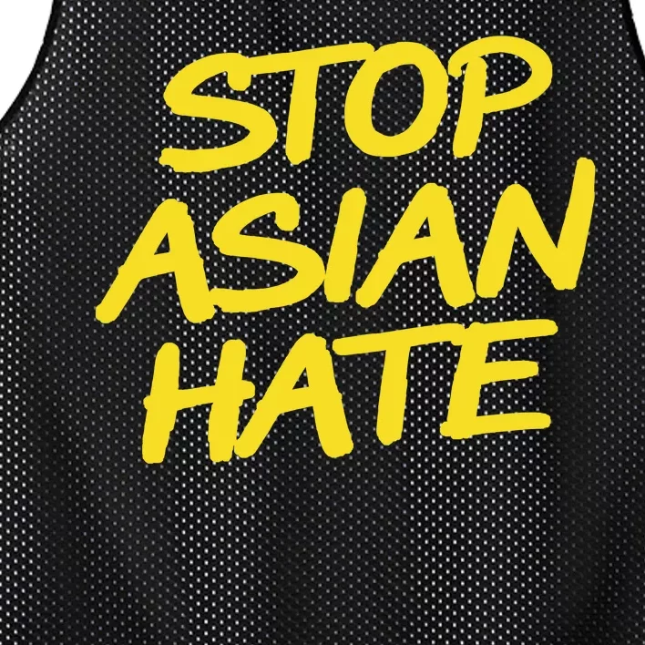 Stop Asian Hate Support Mesh Reversible Basketball Jersey Tank