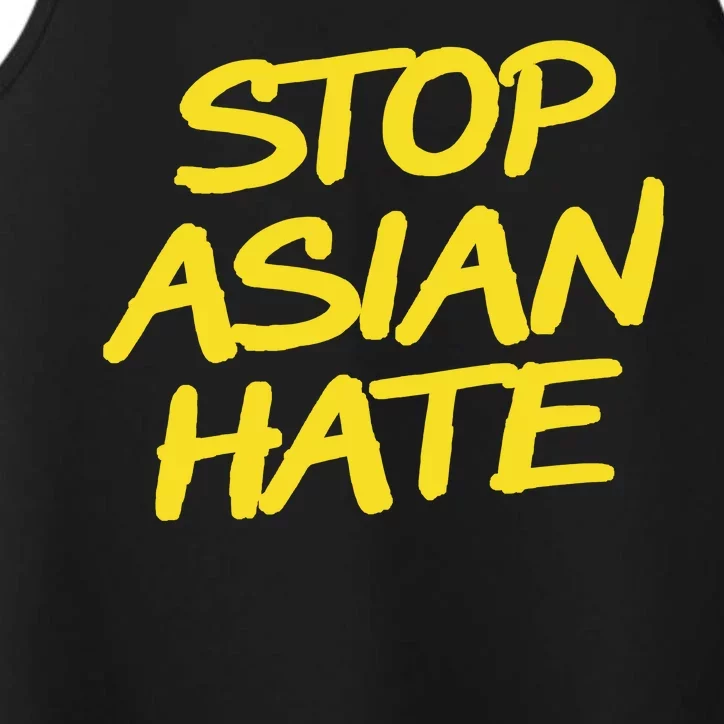 Stop Asian Hate Support Performance Tank