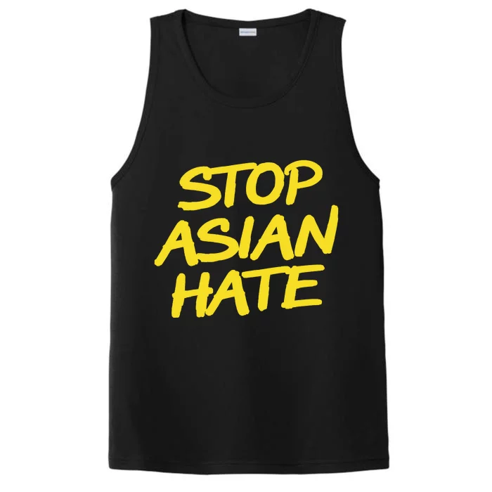 Stop Asian Hate Support Performance Tank