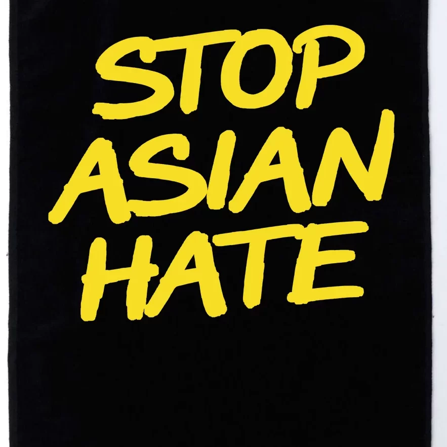 Stop Asian Hate Support Platinum Collection Golf Towel