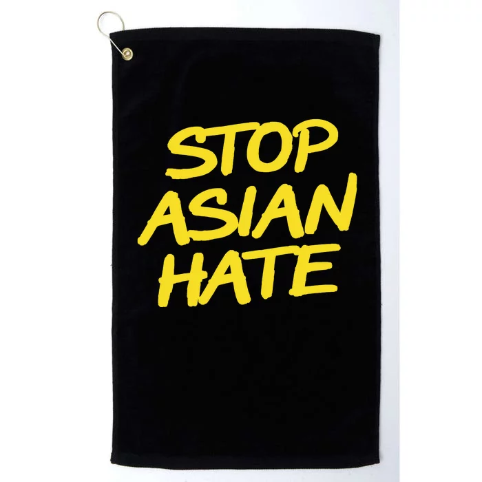 Stop Asian Hate Support Platinum Collection Golf Towel