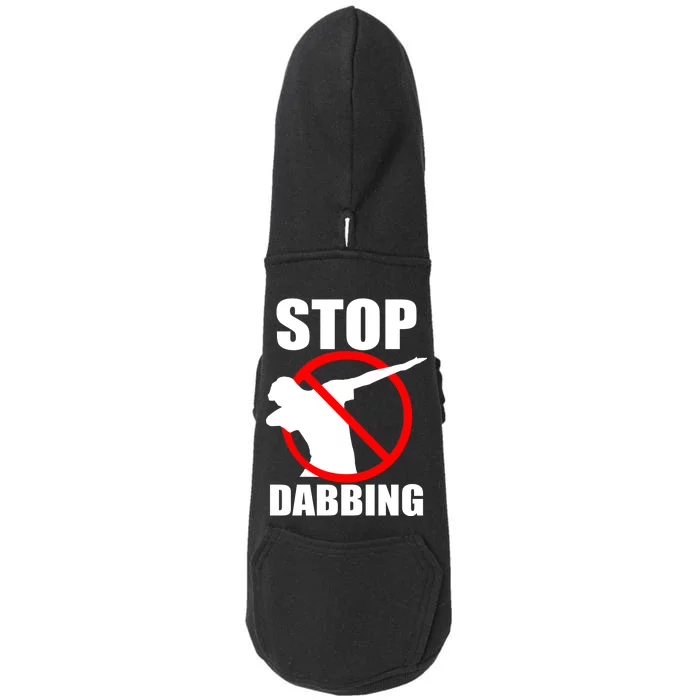 Stop Dabbing Do Not Dab Doggie 3-End Fleece Hoodie