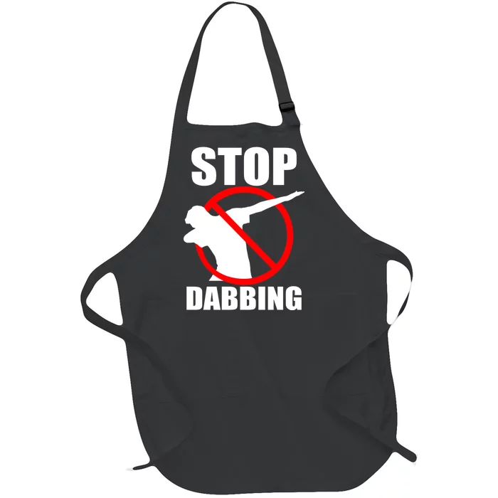 Stop Dabbing Do Not Dab Full-Length Apron With Pocket