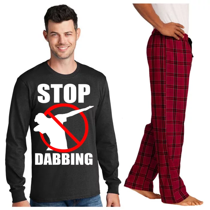 Stop Dabbing Do Not Dab Long Sleeve Pajama Set