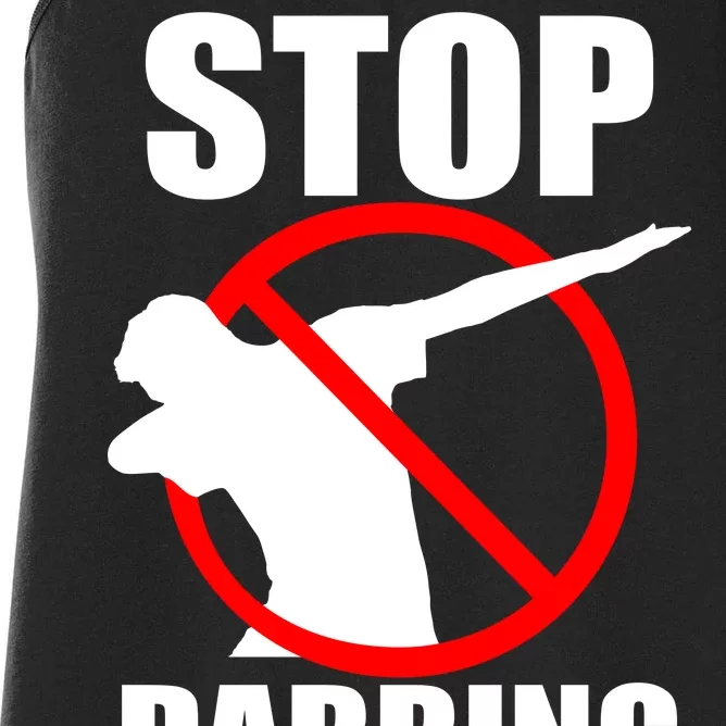 Stop Dabbing Do Not Dab Women's Racerback Tank