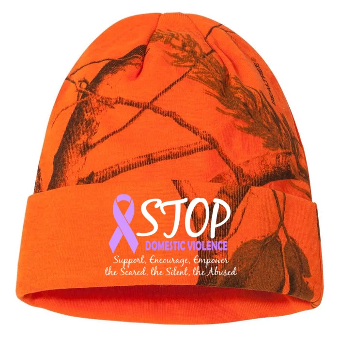 Stop Domestic Violence Kati - 12in Camo Beanie