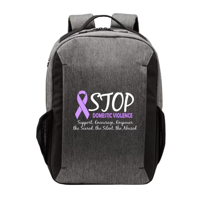 Stop Domestic Violence Vector Backpack