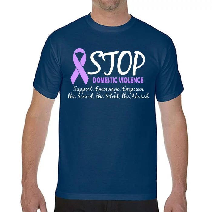 Stop Domestic Violence Comfort Colors T-Shirt