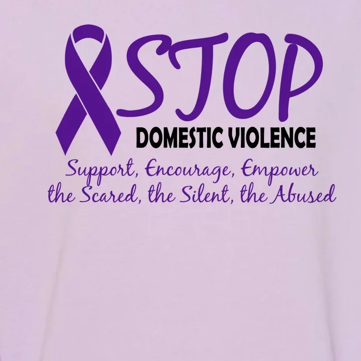 Stop Domestic Violence Garment-Dyed Sweatshirt