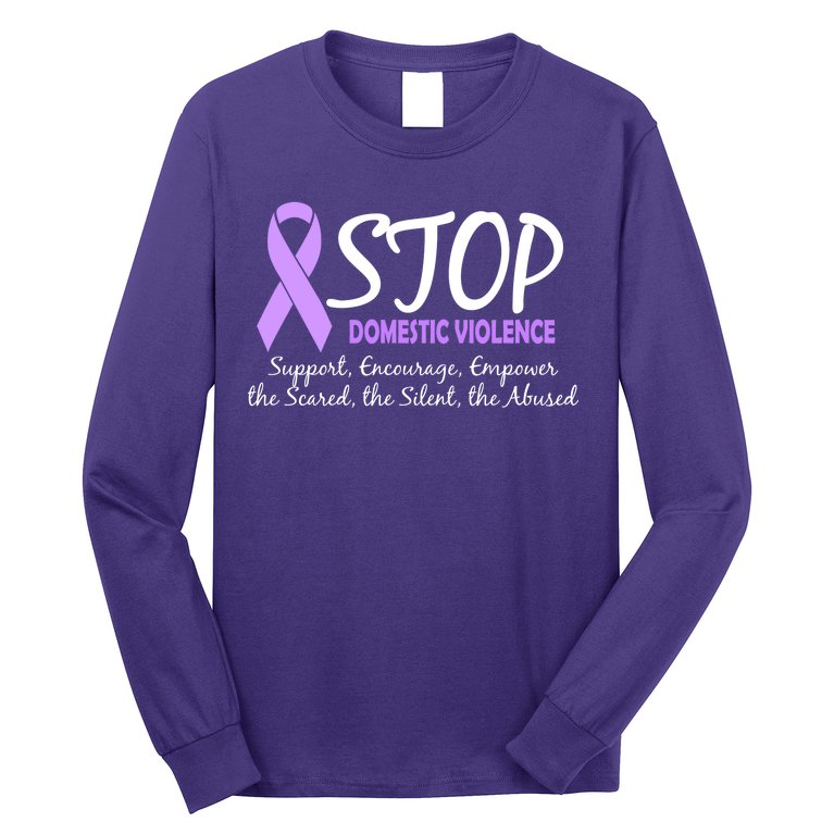 Stop Domestic Violence Long Sleeve Shirt