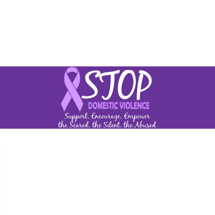 Stop Domestic Violence Bumper Sticker