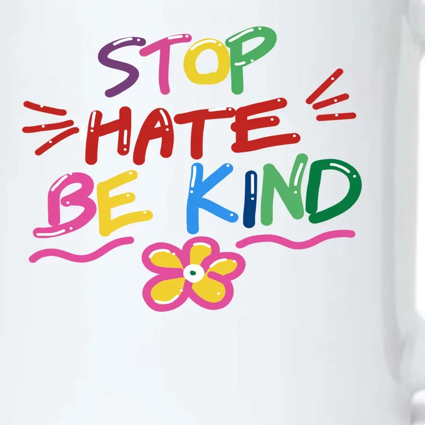 Stop Hate Be Kind Black Color Changing Mug