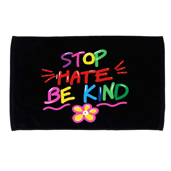 Stop Hate Be Kind Microfiber Hand Towel