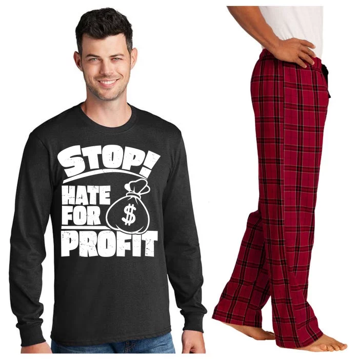 Stop Hate for Profit Money Bag Long Sleeve Pajama Set