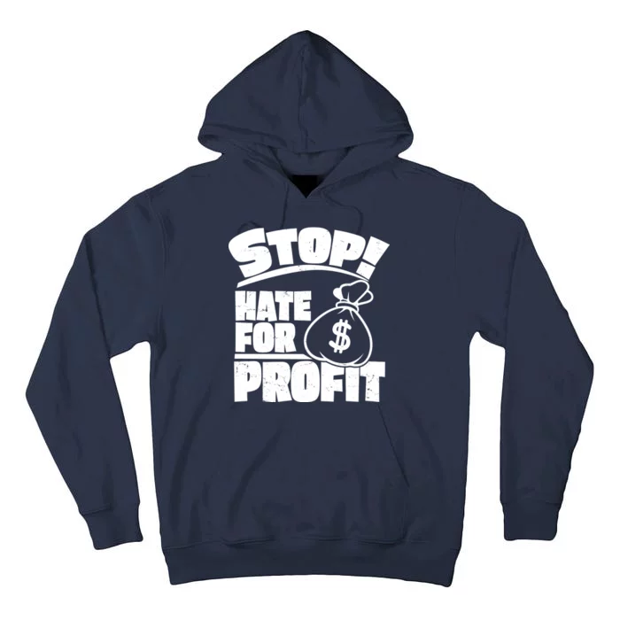 Stop Hate for Profit Money Bag Tall Hoodie