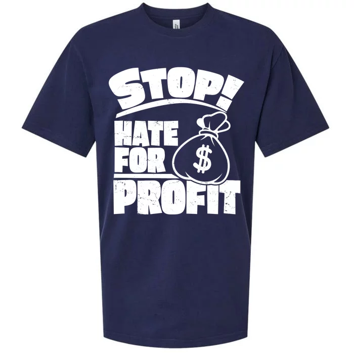 Stop Hate for Profit Money Bag Sueded Cloud Jersey T-Shirt