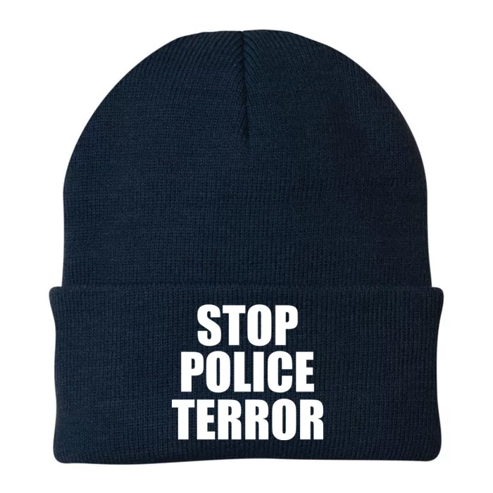 Stop Police Terror Knit Cap Winter Beanie