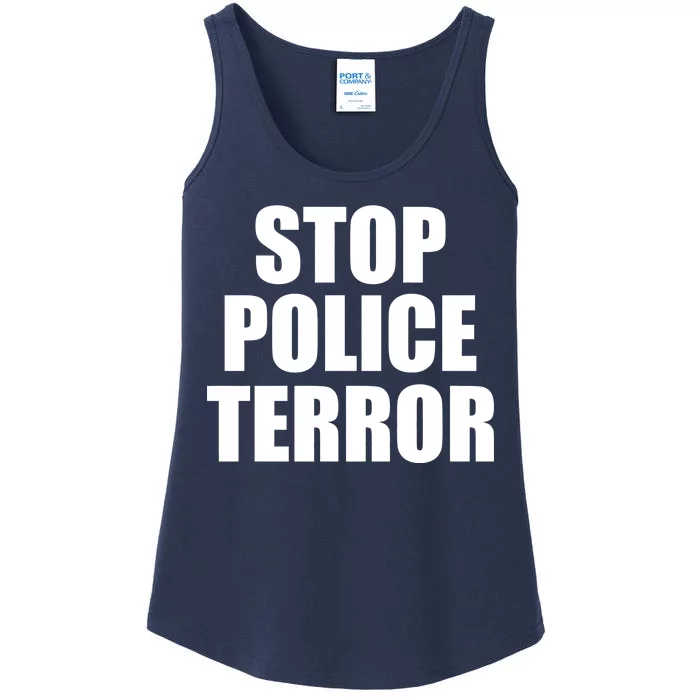 Stop Police Terror Ladies Essential Tank