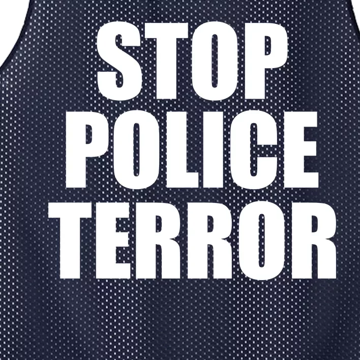 Stop Police Terror Mesh Reversible Basketball Jersey Tank